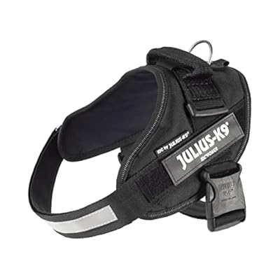 Julius-K9, 16IDC-P-0, IDC Powerharness, dog harness, Size: 0, Black