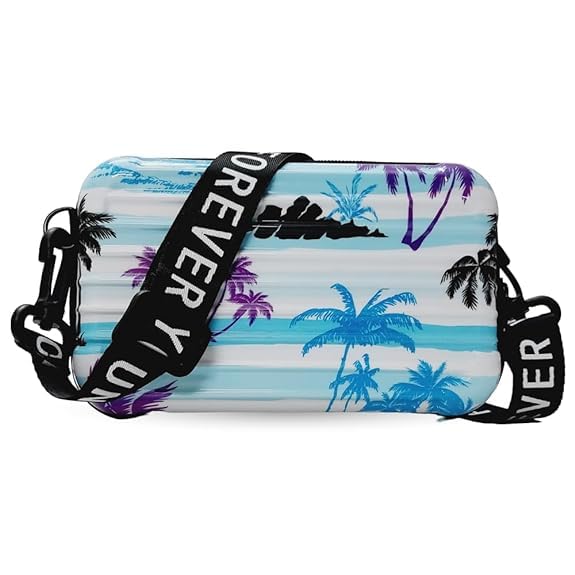 3D Sling Box Bag/Forever Young Sling bag/Cross body Shoulder bag/Stylist Cosmetic Bag/Women Sling Bag/Trendy Suitcase Type Bag For Girls