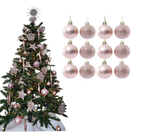 Simply Products Christmas Tree Decoration Baubles 3.8cm, Great Christmas Tree Hanging Ball Decorations