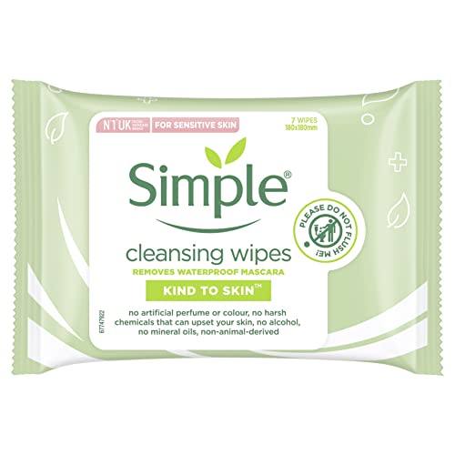 Image of Simple Kind to Skin Cleansing Facial Wipes - Pack of 6 (42 Wipes)