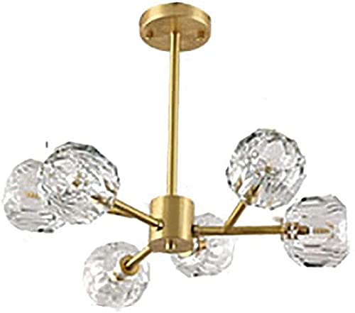 Lustre moderne cristal fini les pièces sombres avec ce plafonnier suspendu 9 lumières