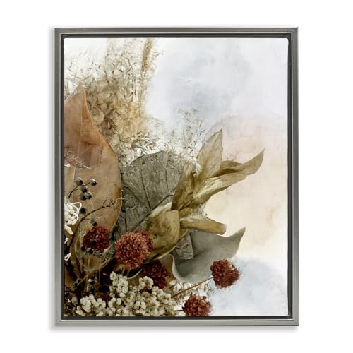 Stupell Industries 'Vintage Herbal Arrangement'| Floating Frame Canvas Art