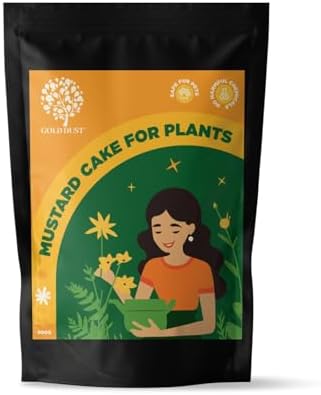 Gold Dust Mustard Cake Fertilizer For Plants, Plant Growth Booster, Sarso Khali Fertilizer For Plant, Mustard Cake Powder For Plants- 0.9kg