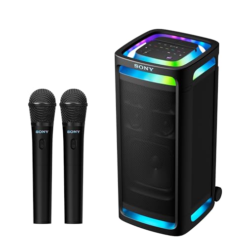 Sony ULT TOWER9(SRS-ULT900AC)|Bluetooth Party Speaker|with Massive Bass,360°Sound&Party Lights,Karaoke,TouchPanel,Built in Power Bank, TV Sound Booster,get Wireless Dual ULTMIC1 view 1