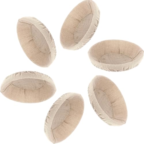 Homoyoyo Leineneinsatz Backzubehör 6 Stück Rund 25X25X8cm für...
