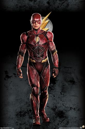 Trends International DC Comics Movie - Justice League - The Flash Wall Poster, 22.375
