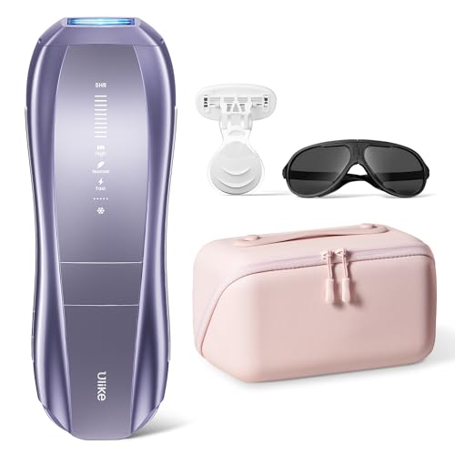 Ulike Laser Hair Removal Air 10 Deluxe Version IPL for for Women and Men with Ice-Cooling Technology, Nealy Painless and Permanent Hair Reduction, at Home Hair Removal in 10mins with Skin Sensor
