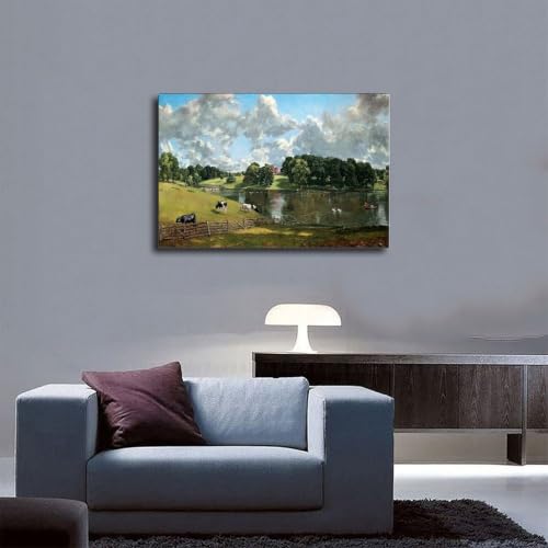 Impression toile Wivenhoe Park John Constable tableau suspendu histoire d'art - 5