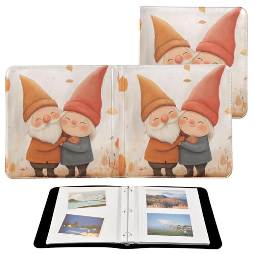Álbum de Fotos Autoadhesivo DIY Álbum de Recortes para San Valentín con Tapa de Cuero PU, 3 Anillos, 40 Páginas, 8x10 para Memorias miniatura 2