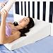 7.5" Wedge Pillow for Acid Reflux - Dr. Recommended Height, Luxurious 2" Memory Foam Pillow Wedge for Sleeping, GERD, Post Surgery, Heartburn, and Snoring - Washable Bamboo Cover (25"Wx26"Lx7.5"H)