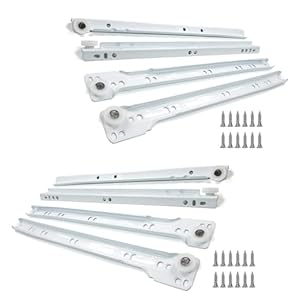 GVRSQZID Rollenschubladenschienen 2 Paar