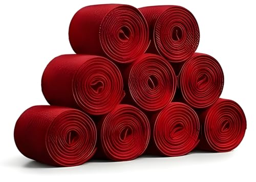Image of Blue Gym Hand Wrap Gloves for Workout and Weight Lifting, 5 Feet Long, 2 Inches Wide, 1 Pair (Red)