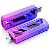 fanxiang 512GB USB Flash Drive Portable SSD,Ultra-Fast 2050MB/s External ssd, USB 3.2 Gen2×2, USB-A + Type-C, Compact and Durable, External Solid State Drive for iPhone15,16/Android/Mac/PC, FF958