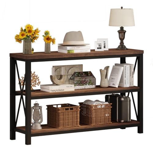 Bon Augure BNG-ST1811-R Rustic Console Table Behind Couch thumb #8