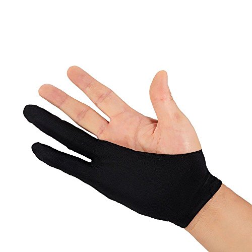 Wosonku Professional Free Size Artist Drawing Glove for Huion Graphic Tablet Drawing
