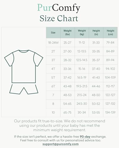 PurComfy Conjunto infantil de camisa de manga curta + shorts, Blush e lilás, 10 Anos