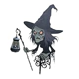 Photo Gallery fazvncv streghe illuminate a led per halloween, in ferro, colore nero, paletti in metallo per esterni, giardini, decorazione per feste Photo Gallery fazvncv streghe illuminate a led per halloween, in ferro, colore nero, paletti in metallo per esterni, giardini, decorazione per feste