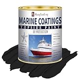 STF ShangTianFeng 207014 Marine Wood and Fiberglass Primer,32 Fl Oz Brilliant Black+10 Fl Oz diluent, Suitable for use on fiberglass, wood or metal surfaces above the waterline 1 Quarts