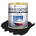 STF ShangTianFeng 207014 Marine Wood and Fiberglass Primer,32 Fl Oz Brilliant Black+10 Fl Oz diluent, Suitable for use on fiberglass, wood or metal surfaces above the waterline 1 Quarts
