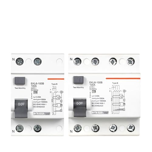 Éviter les déclenchements intempestifs avec le RCCB Type B EKL6-100B 2P 40A 30mA
