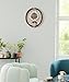 Seiko QXM291BRH 18 Melodies in Motion Wall Clock with Rotating Pendulum