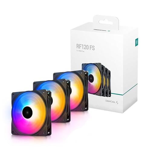Image of DEEPCOOL RF120 FS 120mm Case Fan 3-in-1 Pack - (DP-FLED3-RF120FS-3P)