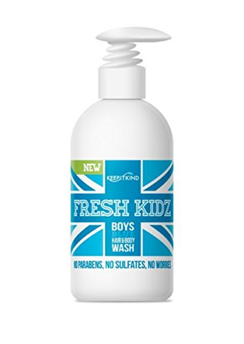 Keep It Kind Fresh Kidz Natural Hair & Body Wash - Boys"Blue", 16.9