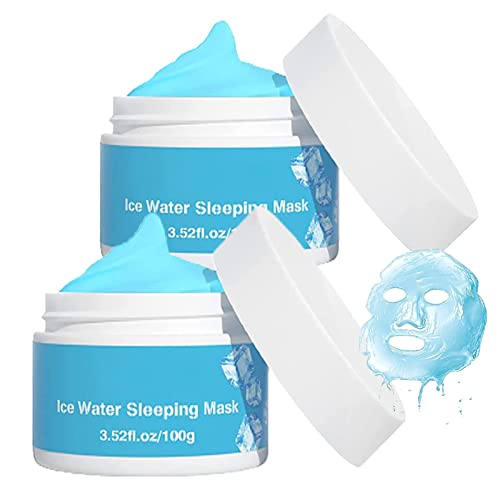 2 Stück Jskin Beauty Hydra Moist Ice Water Sleeping Mask, Hydra Moist Moisturizer Ice Water Sleeping Mask, J Skin Beauty Hydra Moist Ice Water Sleeping Mask Cover