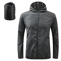 【Waterproof Material】This raincoat is made of 100% polyester fabric, which is light, breathable, skin-friendly and smooth, providing you with a comfortable wearing experience and keeping you dry. 【Waterproof & Sun Proof & Windproof】This waterproof ja...