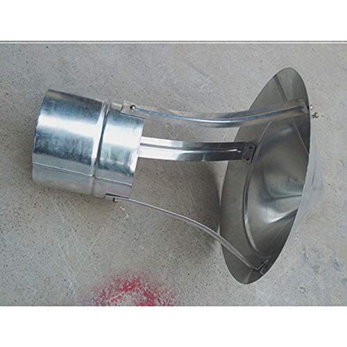 Roof Cowl 200mm Diameter 8". Ducting Pipe. Woodburner Flue Liner