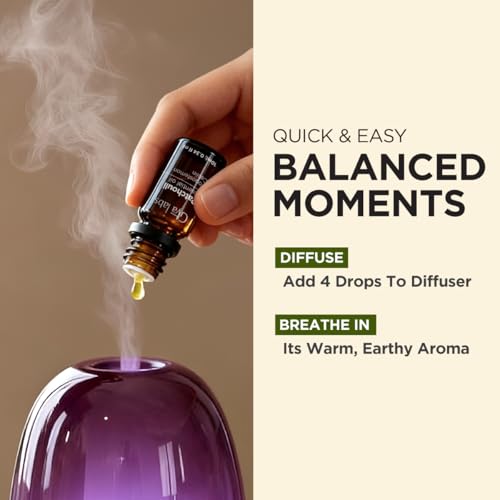 Image of 100% Pure Patchouli Essential Oil - 0.34 Fl Oz - Patchouli Oil for Hair, Skin, Diffuser, Aromatherapy & DIY Candle Making Scent