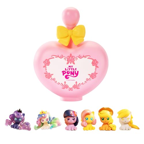 MINISO My Little Pony Blind Box Toy Surprise Box Figure Model Cute Peripheral Ornaments Collectible Toy Surprise Figures for Room Decorations, Birthday Gifts (Random) 3 Mini Figures per Box