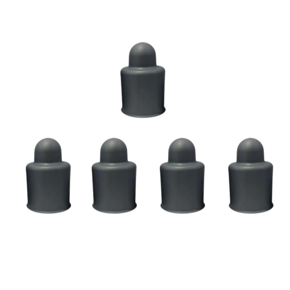5 Pcs Nut Bolt Covers, Black Plastic M22 Bolt Dome Caps, Higher Bolt Nut Protection Cover, M22+Black