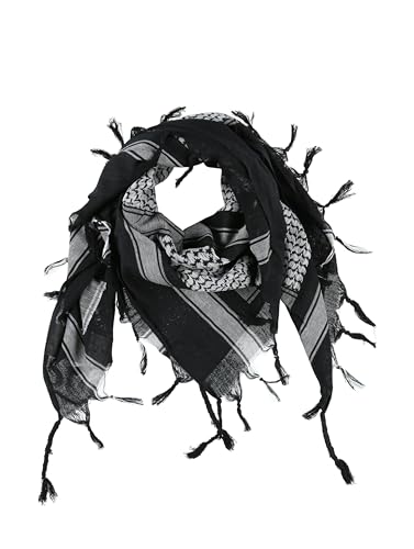 Brandit Shemag Scarf, Farbe: black+whit, Größe: OS