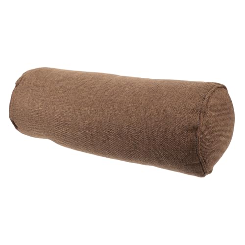 CORHAD Almohada Yoga Cilíndrica de Algodón Transpirable Cojín Ergonómico Antideslizante para Soporte Cervical y Meditación Ligera y Fácil de Limpiar para Principiantes y Amantes del Yoga