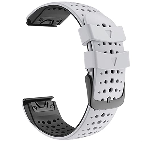 Bracelet silicone Garmin Fenix 6 7 5 compatible Forerunner 935 945 montre connectée
