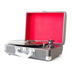 Record Player 3-Speed Bluetooth Suitcase Portable Belt-Driven Record Player with Built-in Speakers RCA Line Out AUX in Headphone Jack Vintage Turntable - Les Beatles, Paul McCartney, John Lennon, RIngo Starr, George Harrison