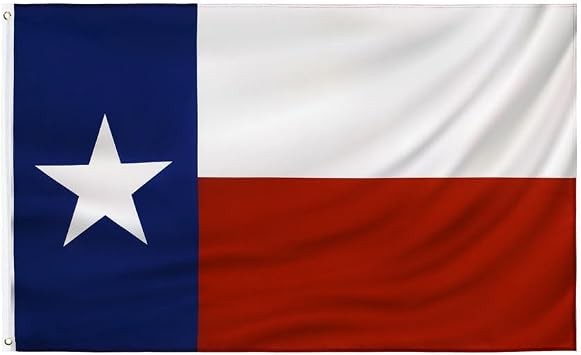 Texas flag 3x5 FT Texas state Flag Polyester outdoor indoor Canvas Header and Double Stitched with two Brass Grommets