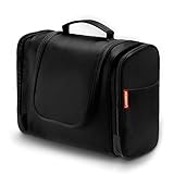 kulturkoffer herren Praktische Metallhaken und Tragegriff - Der Metallhaken an der Oberseite ist stabil und robust, daher können Sie einfach im Badezimmer oder Schlafzimmer aufhängen, dann leicht die Dinge herausholen und einsetzen; man kann mit der Tragegriff leicht zu tragen