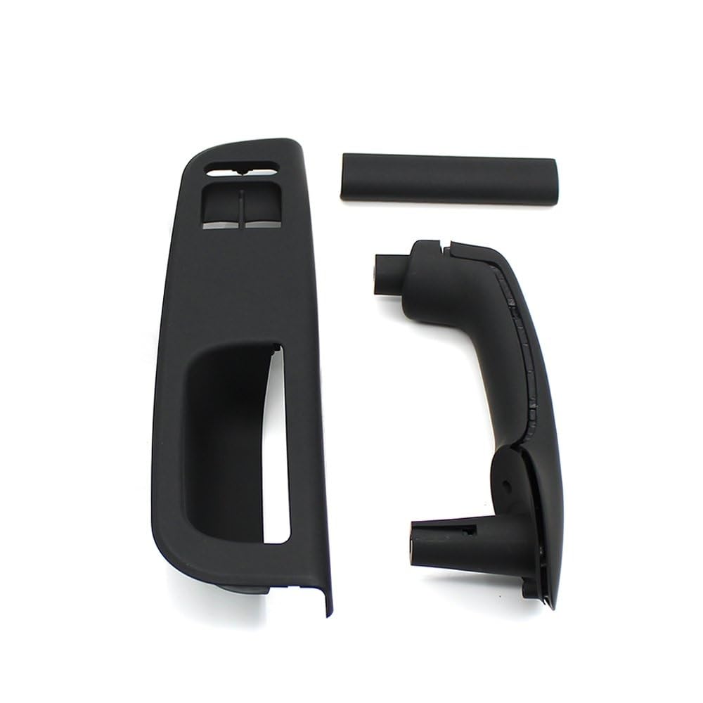 Hhfksci Black 4Pcs Car Interior Door Pull Handle For Vw For Bora For Golf 4 Mk4 For Jetta 1999-2004 Lhd Car Window Switch Cover Panel Door Pull Grab Handle(Black 4Pcs)