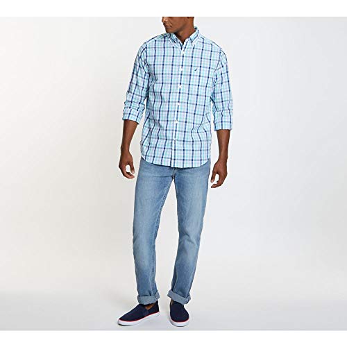 Nautica Men's Wrinkle Resistant Long Sleeve Button Front Shirt2