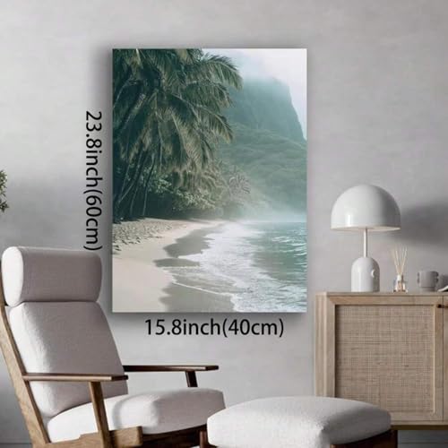 Impression d'océan en affiche de Maui pour réchauffer un intérieur moderne et épuré - 4
