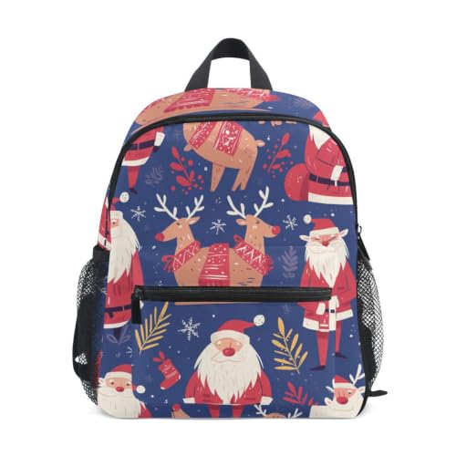 Sac à dos Père Noël pour tout-petits 1-6 ans avec sifflet de voyage