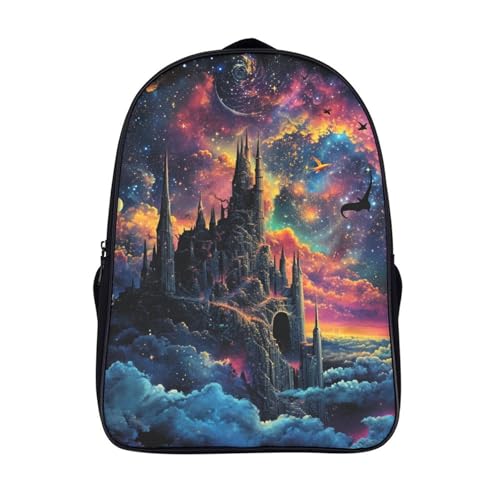 Mochila infantil impermeable Dream Castle con gran capacidad para libros escolares de primaria