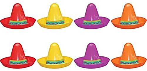 Amscan 257183 Fiesta Cinco De Mayo Plastic Mini Sombreros thumb #2