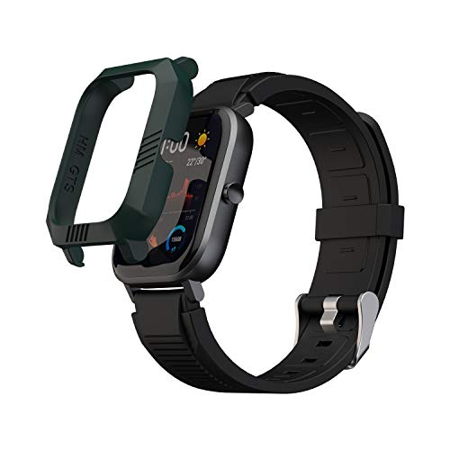 Image of SIKAI CASE SIKAI Bumper Case Cover for Amazfit GTS Anti-Scratch Lightweight Shockproof Screen Protector for Huami Amazfit GTS Smart Watch (Dark Green)