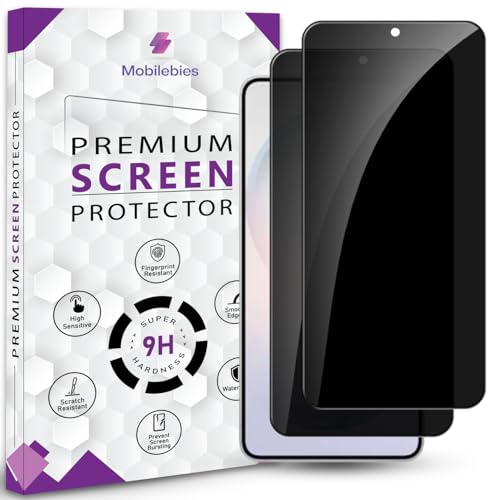 Image of Premium Privacy Tempered Glass Screen Protector for Samsung Galaxy S26 (6.3 Inch, Pack of 2) Edge to Edge Coverage Anti-Spy /Anti-Peeping 9H Hardness Screen Guard with Installation Kit