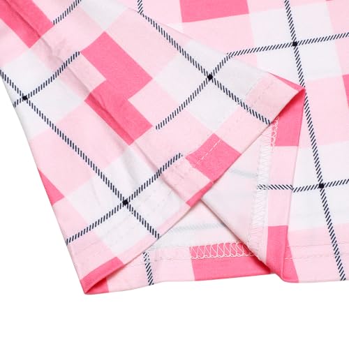 Image of 2 Pack Pajama Shorts for Women Cotton Sleep Shorts Casual Lounge Pants Drawstring Pj Bottoms