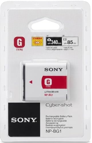 Image of Compatible with Sony NP-BG1 Type G Lithium-Ion Rechargeable Battery 960mAh 3.6V for Sony W Series Digital Cameras, Long-Lasting Replacement Camera Battery (Pack of 1)