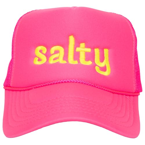 Image of KATYDID Salty Foam Trucker Hat - Adjustable Trucker Hat with Mesh Netting - Fully Embroidered Trucker Hat for Women